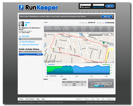 runkeeper | dag 1