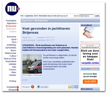voetje nu