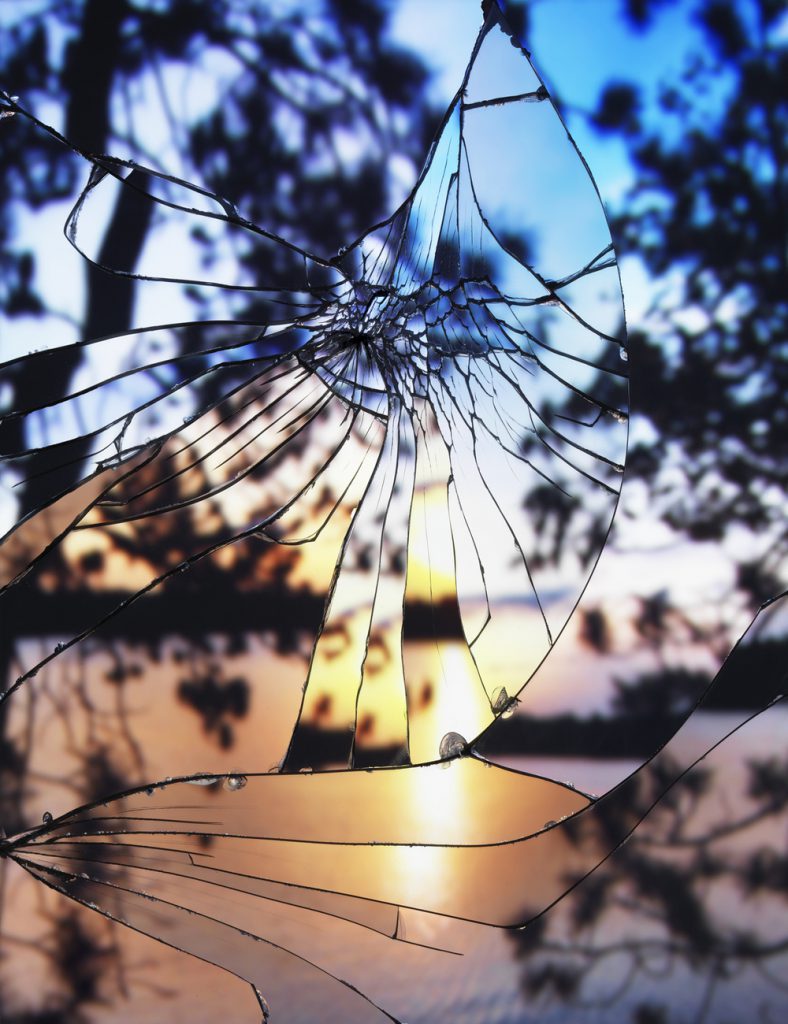 Broken Mirror/Evening Sky