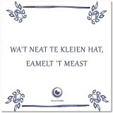 FOAR WA 'T IT OANGIET