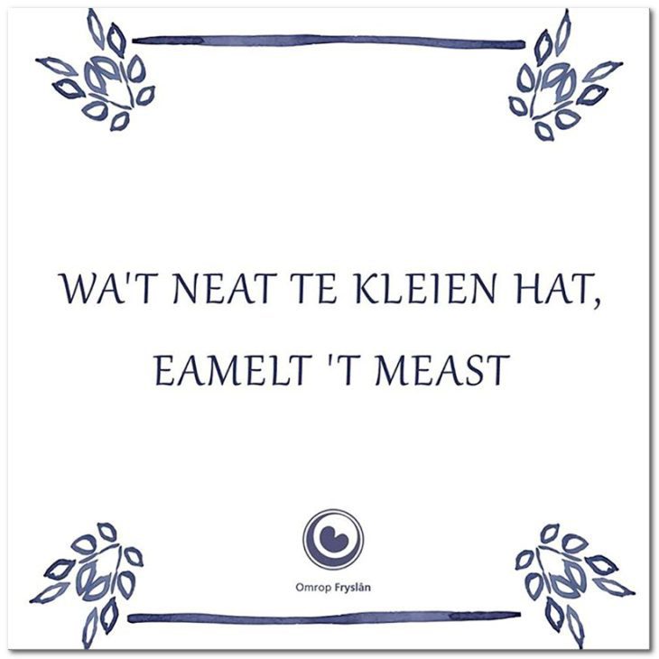 FOAR WA 'T IT OANGIET